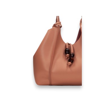 Hispanitas Bolsa de m�o Covent castanha clara