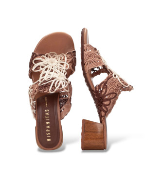 Hispanitas Rjave vrtne sandale