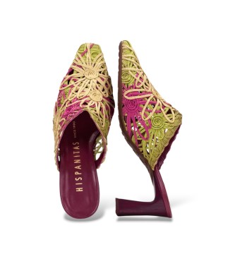 Hispanitas Wielokolorowe sandały ogrodowe