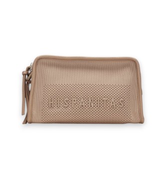 Hispanitas Sac � bandouli�re en tricot marron