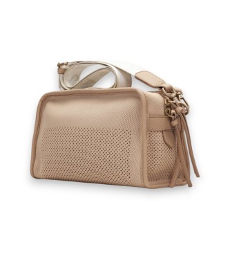 Hispanitas Sac � bandouli�re en tricot marron