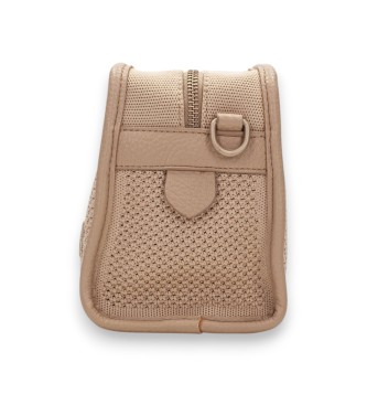 Hispanitas Sac � bandouli�re en tricot marron