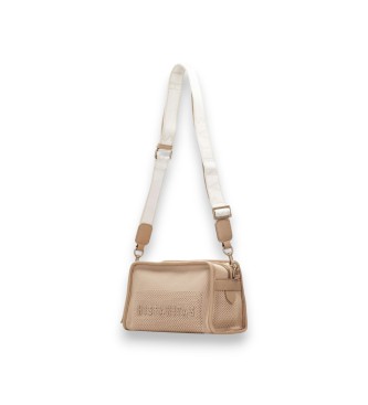 Hispanitas Sac � bandouli�re en tricot marron