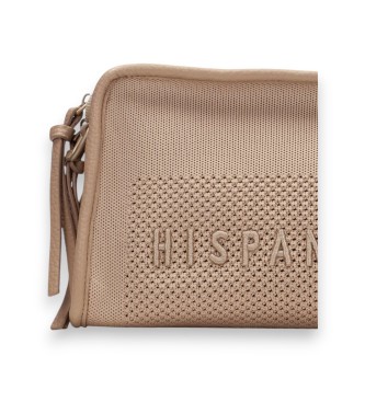 Hispanitas Sac � bandouli�re en tricot marron