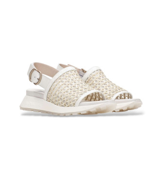 Hispanitas Sand�lias de couro Marrakech em branco