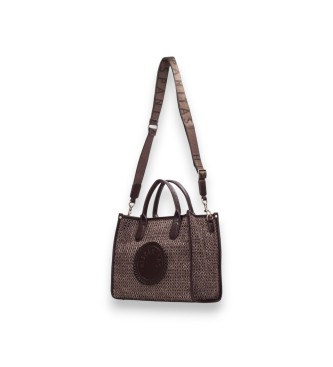 Hispanitas Sac brun rigide Marrakech 