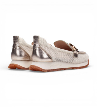 Hispanitas Melbourne Mokkasiner i l�der, m�rk beige