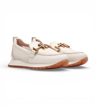 Hispanitas Beige Melbourne Mokkasiner i l�der