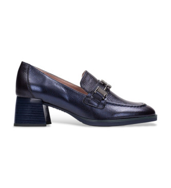Hispanitas Mocassins en cuir marine