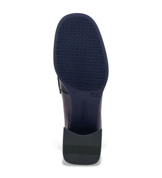 Hispanitas Mocassins en cuir marine