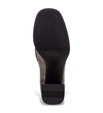 Hispanitas Leder Mokassins Basalt bronze