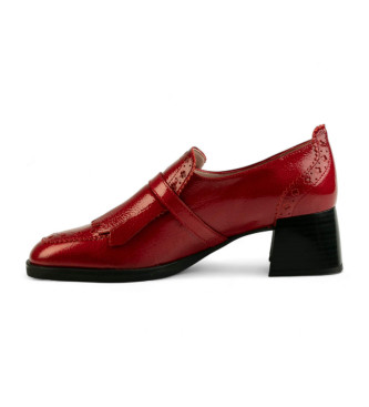 Hispanitas Mocassins en cuir Carmin 