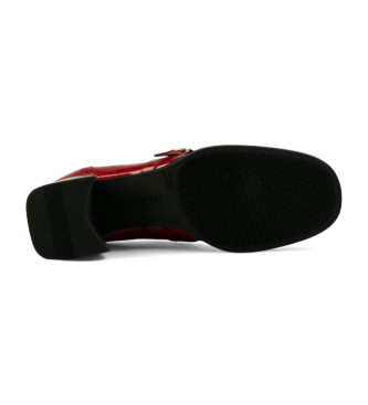 Hispanitas Mocassins en cuir Carmin 
