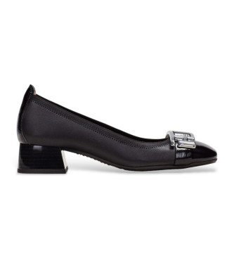 Hispanitas Black casual leather loafers