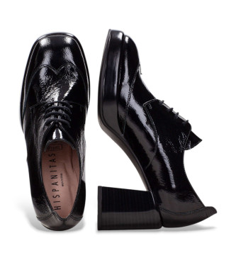 Hispanitas Mocassins en cuir Clean noir
