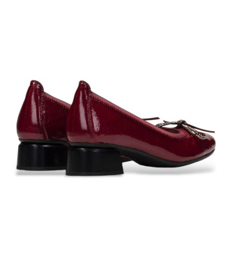 Hispanitas Classic burgundy leather loafers