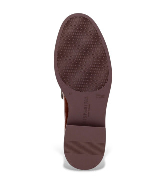 Hispanitas Braune Leder-Mokassins