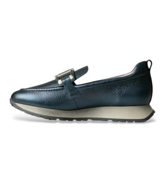Hispanitas Mocassini in pelle Kansas I25 blu