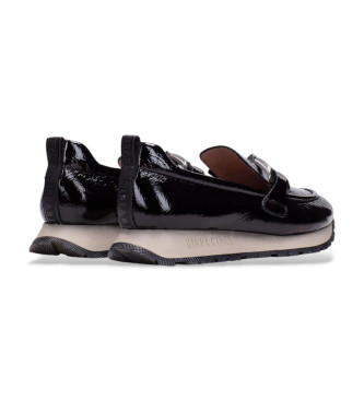 Hispanitas Kansas Rock Leather Moccasins black