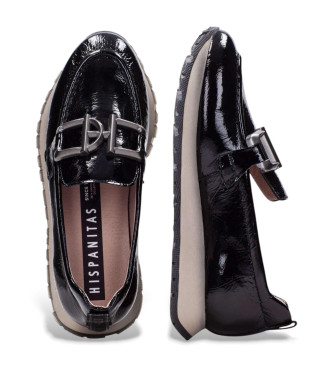Hispanitas Kansas Rock Leather Moccasins black