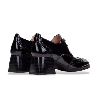 Hispanitas Leder Mokassins Pointed Toe schwarz