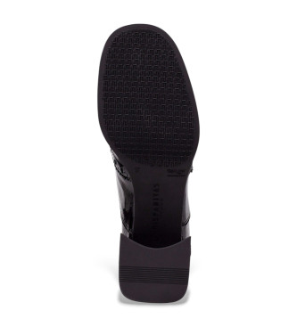 Hispanitas Leder Mokassins Pointed Toe schwarz