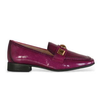 Hispanitas Mocasines de piel Rio magenta