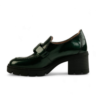 Hispanitas Mocassins en cuir Green Track