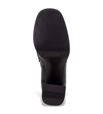 Hispanitas Uni Leder Mokassins schwarz