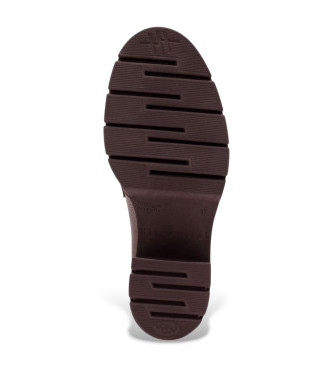 Hispanitas Zurich Brown Leather Moccasins