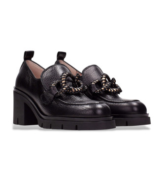 Hispanitas Zurich Leather Moccasins black