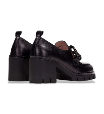 Hispanitas Zurich Leather Moccasins black