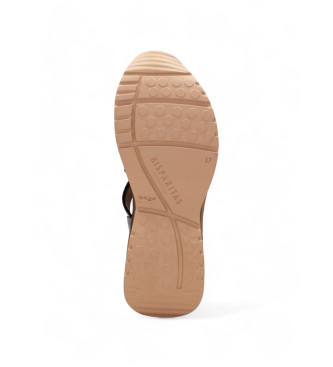 Hispanitas Mykonos sandaler i brunt lder
