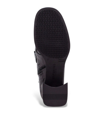 Hispanitas Bottines en cuir Rio noir