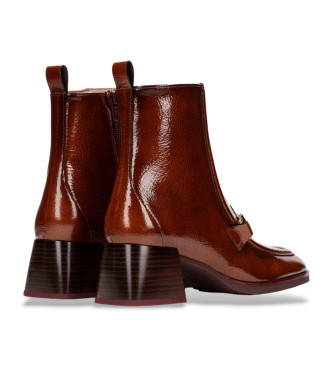 Hispanitas Rio brown leather ankle boots