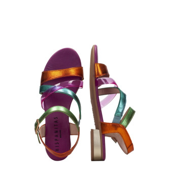Hispanitas Leather sandals Lena multicoloured