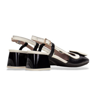 Hispanitas Sandalias de Piel Malta negro