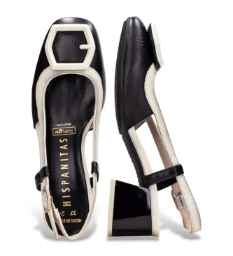 Hispanitas Sandalias de Piel Malta negro