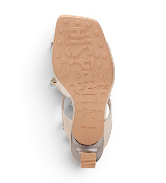 Hispanitas Sandali rosa e beige