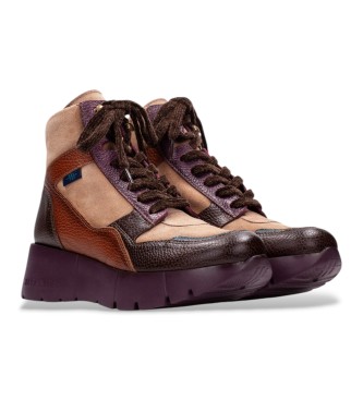 Hispanitas Botas de couro Montana marrom