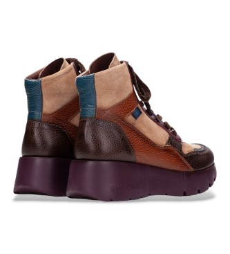 Hispanitas Botas de couro Montana marrom