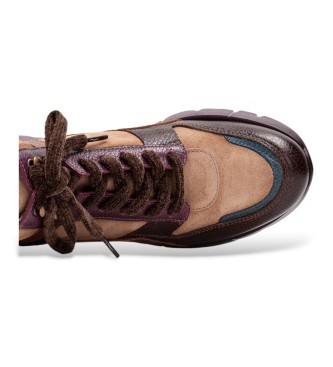 Hispanitas Botas de couro Montana marrom