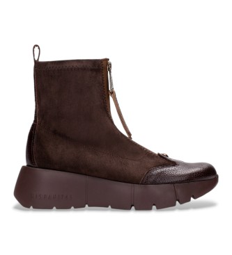 Hispanitas Botas de pele Montana castanho