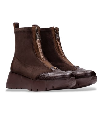 Hispanitas Botas de pele Montana castanho