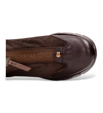 Hispanitas Botas de pele Montana castanho