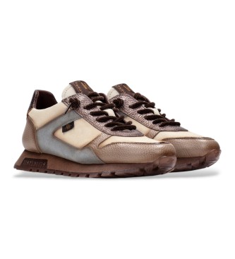 Hispanitas Sneakers in pelle Oregon taupe