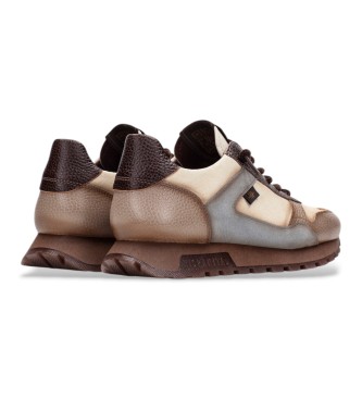 Hispanitas Sneakers in pelle Oregon taupe