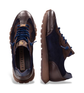 Hispanitas Chaussures en cuir Oregon marron