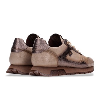 Hispanitas Oregon Sneaker aus Leder in Taupe