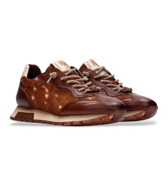 Hispanitas Skind sneakers Oregon brun